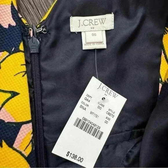 J. Crew Striped A-Line Dress - Picture 5 of 6